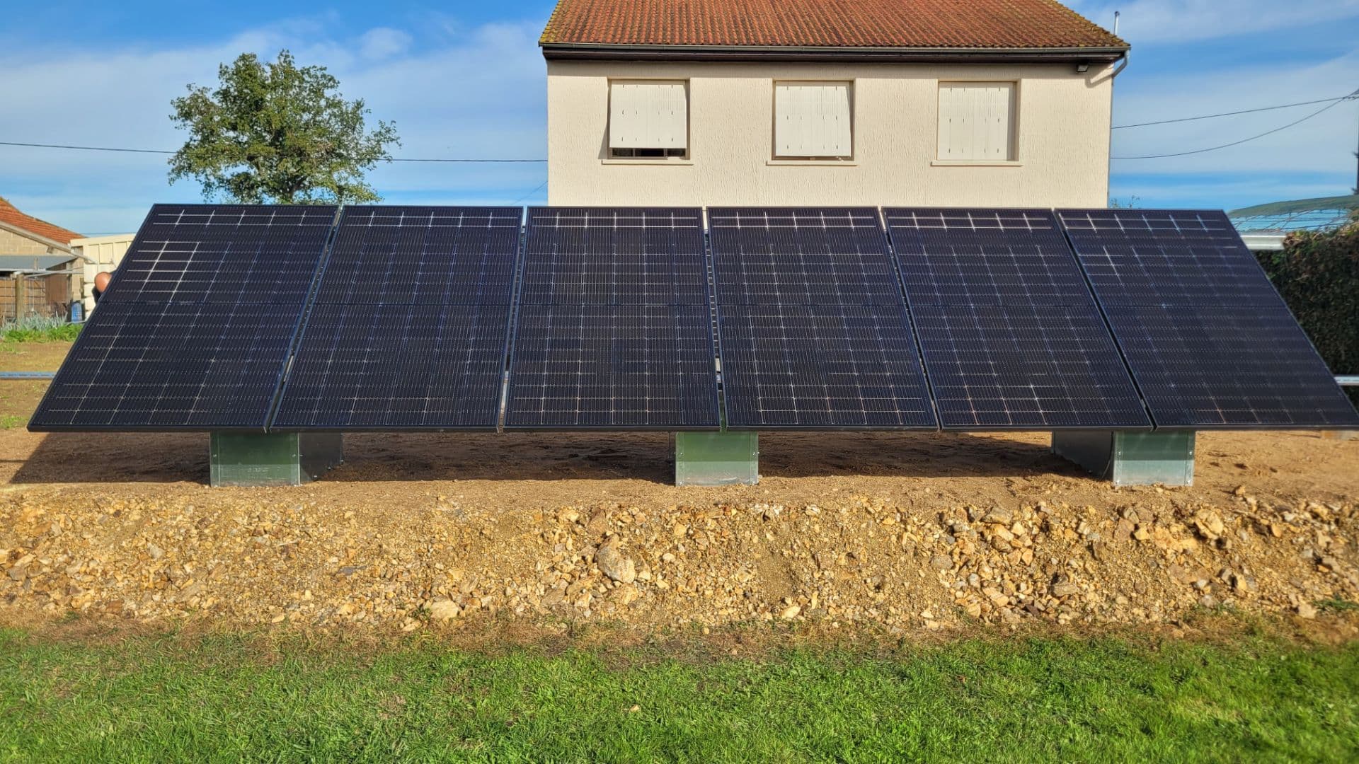 Centrale solaire au sol 3 kWc